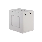 DIGITUS Dynamic Basic 19" 12U 611x600x450mm üvegajtós szürke fali rack szekrény
