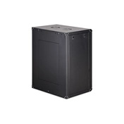 DIGITUS Dynamic Basic 19" 16U 789x600x450mm üvegajtós fekete fali rack szekrény