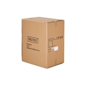 DIGITUS Dynamic Basic 19" 16U 789x600x450mm üvegajtós fekete fali rack szekrény