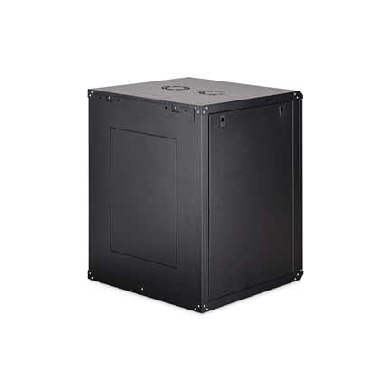 DIGITUS Dynamic Basic 19" 16U 789x600x600mm üvegajtós fekete fali rack szekrény