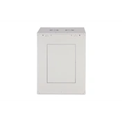 DIGITUS Dynamic Basic 19" 16U 789x600x600mm üvegajtós szürke fali rack szekrény