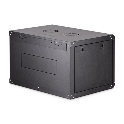 DIGITUS Dynamic Basic 19" 7U 385x600x450mm üvegajtós fekete fali rack szekrény