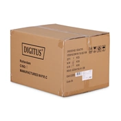 DIGITUS Dynamic Basic 19" 7U 385x600x450mm üvegajtós fekete fali rack szekrény