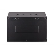 DIGITUS Dynamic Basic 19" 7U 385x600x450mm üvegajtós fekete fali rack szekrény