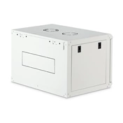 DIGITUS Dynamic Basic 19" 7U 389x600x450mm üvegajtós szürke fali rack szekrény