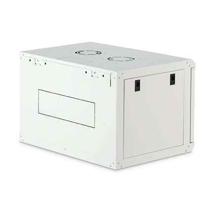 DIGITUS Dynamic Basic 19" 7U 389x600x450mm üvegajtós szürke fali rack szekrény