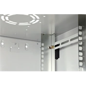 DIGITUS Dynamic Basic 19" 7U 389x600x450mm üvegajtós szürke fali rack szekrény