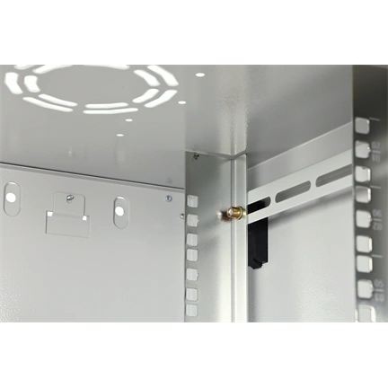 DIGITUS Dynamic Basic 19" 7U 389x600x450mm üvegajtós szürke fali rack szekrény