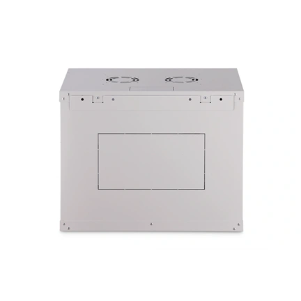 DIGITUS Dynamic Basic 19" 9U 478x600x450mm üvegajtós szürke fali rack szekrény