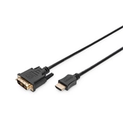 DIGITUS Full HD 60Hz DVI-D - HDMI type A kábel 3m