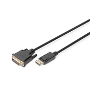 DIGITUS Full HD 60Hz Dual Link 1.1a DisplayPort - DVI-D kábel 2m