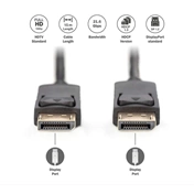 DIGITUS High Speed Full HD 3D 60Hz 1.1a DisplayPort kábel 15m