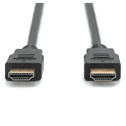 DIGITUS High Speed UHD 4K 30Hz 2.0 aranyozott Ethernet HDMI kábel 1m