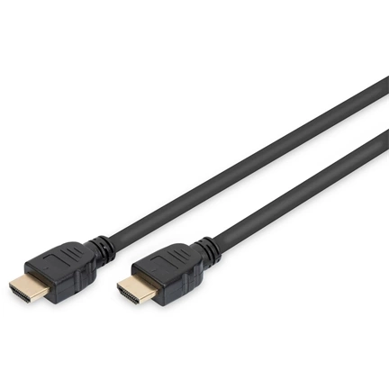DIGITUS Ultra High Speed UHD 8K 3D 60Hz 2.1 aranyozott Ethernet HDMI kábel 2m