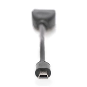DIGITUS OTG 2.0 mini USB B - USB A anya Adapter