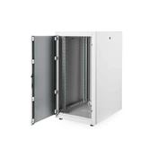 DIGITUS Rack Dynamic Basic 19" 22U 1155x600x800mm üvegajtós szürke álló rack szekrény