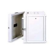 DIGITUS Rack Unique 19" 12U 643x600x600mm kétrészes üvegajtós szürke fali rack szekrény