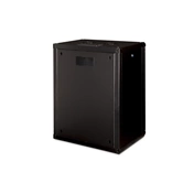 DIGITUS Rack Unique 19" 16U 820x600x450mm üvegajtós fekete fali rack szekrény