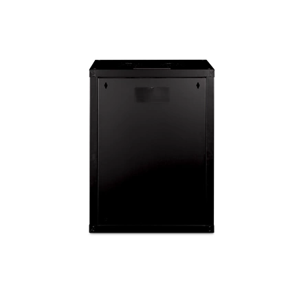 DIGITUS Rack Unique 19" 16U 820x600x450mm üvegajtós fekete fali rack szekrény