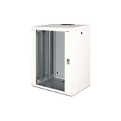 DIGITUS Rack Unique 19" 16U 820x600x450mm üvegajtós szürke fali rack szekrény