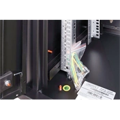 DIGITUS Rack Unique 19" 20U 998x600x450mm üvegajtós fekete fali rack szekrény