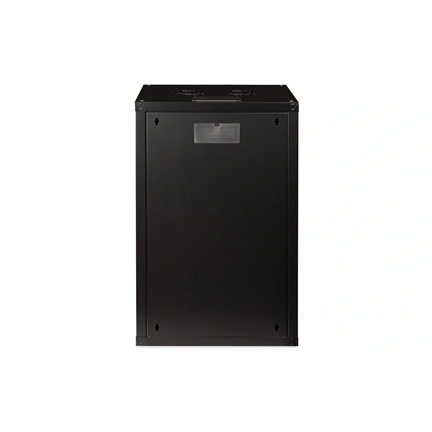 DIGITUS Rack Unique 19" 20U 998x600x450mm üvegajtós fekete fali rack szekrény