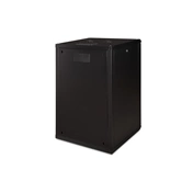 DIGITUS Rack Unique 19" 20U 998x600x600mm üvegajtós fekete fali rack szekrény