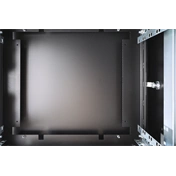 DIGITUS Rack Unique 19" 22U 1164x600x600mm üvegajtós fekete álló rack szekrény