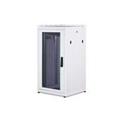 DIGITUS Rack Unique 19" 22U 1164x600x600mm üvegajtós szürke álló rack szekrény
