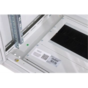 DIGITUS Rack Unique 19" 22U 1164x600x600mm üvegajtós szürke álló rack szekrény