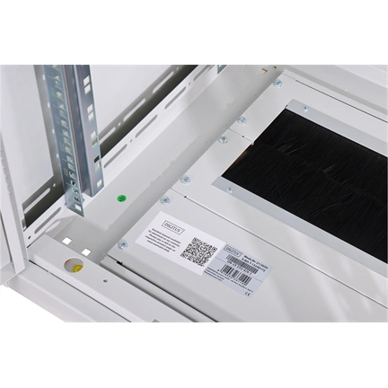 DIGITUS Rack Unique 19" 22U 1164x600x600mm üvegajtós szürke álló rack szekrény
