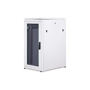 DIGITUS Rack Unique 19" 22U 1164x600x800mm üvegajtós szürke álló rack szekrény