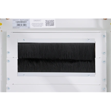 DIGITUS Rack Unique 19" 22U 1164x600x800mm üvegajtós szürke álló rack szekrény