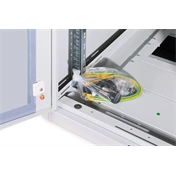 DIGITUS Rack Unique 19" 22U 1164x600x800mm üvegajtós szürke álló rack szekrény