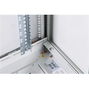DIGITUS Rack Unique 19" 22U 1164x600x800mm üvegajtós szürke álló rack szekrény