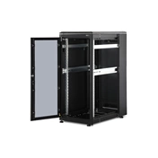 DIGITUS Rack Unique 19" 26U 1342x600x1000mm üvegajtós fekete álló rack szekrény