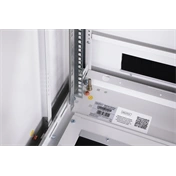 DIGITUS Rack Unique 19" 26U 1342x600x1000mm üvegajtós szürke álló rack szekrény