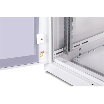 DIGITUS Rack Unique 19" 26U 1342x600x1000mm üvegajtós szürke álló rack szekrény