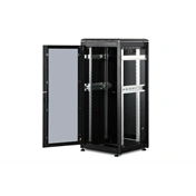 DIGITUS Rack Unique 19" 26U 1342x600x600mm üvegajtós fekete álló rack szekrény
