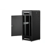 DIGITUS Rack Unique 19" 26U 1342x600x600mm üvegajtós fekete álló rack szekrény