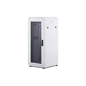 DIGITUS Rack Unique 19" 26U 1342x600x600mm üvegajtós szürke álló rack szekrény