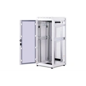 DIGITUS Rack Unique 19" 26U 1342x600x600mm üvegajtós szürke álló rack szekrény