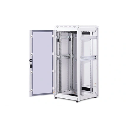 DIGITUS Rack Unique 19" 26U 1342x600x600mm üvegajtós szürke álló rack szekrény