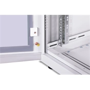 DIGITUS Rack Unique 19" 26U 1342x600x800mm üvegajtós szürke álló rack szekrény
