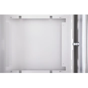 DIGITUS Rack Unique 19" 26U 1342x600x800mm üvegajtós szürke álló rack szekrény