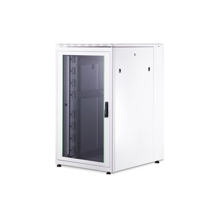 DIGITUS Rack Unique 19" 26U 1342x800x1000mm üvegajtós szürke álló rack szekrény