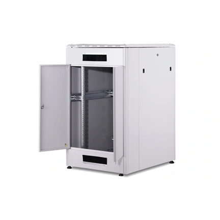 DIGITUS Rack Unique 19" 26U 1342x800x1000mm üvegajtós szürke álló rack szekrény