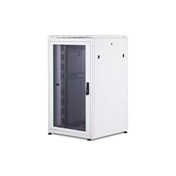 DIGITUS Rack Unique 19" 26U 1342x800x800mm üvegajtós szürke álló rack szekrény