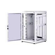 DIGITUS Rack Unique 19" 26U 1342x800x800mm üvegajtós szürke álló rack szekrény
