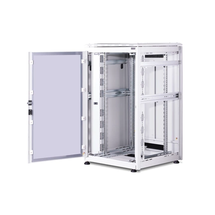 DIGITUS Rack Unique 19" 26U 1342x800x800mm üvegajtós szürke álló rack szekrény